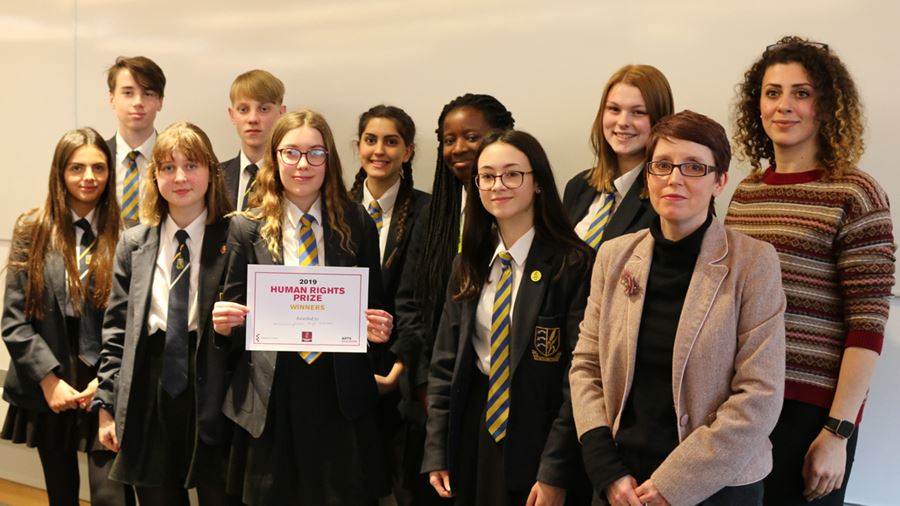 Manningtree High School scoops Human Rights Prize