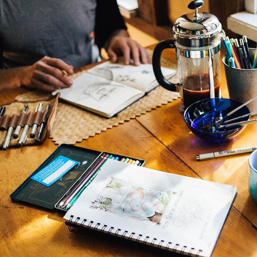 Wellbeing at the Hex: Card art