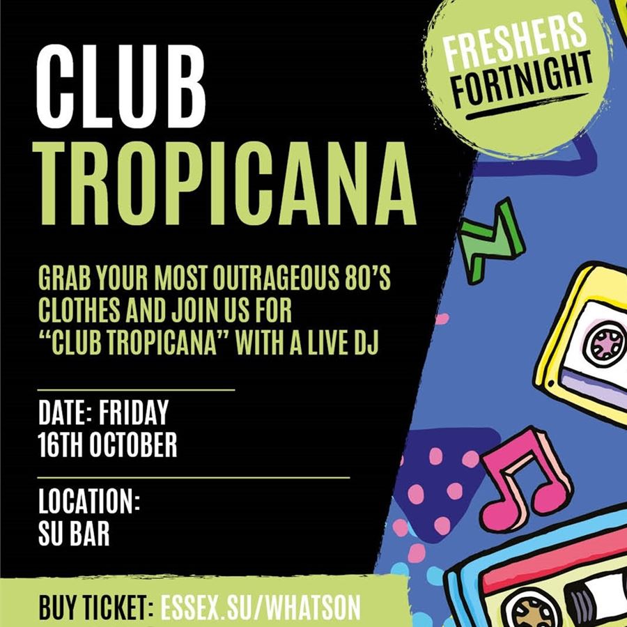 The Student Union bar presents.. Club Tropicana