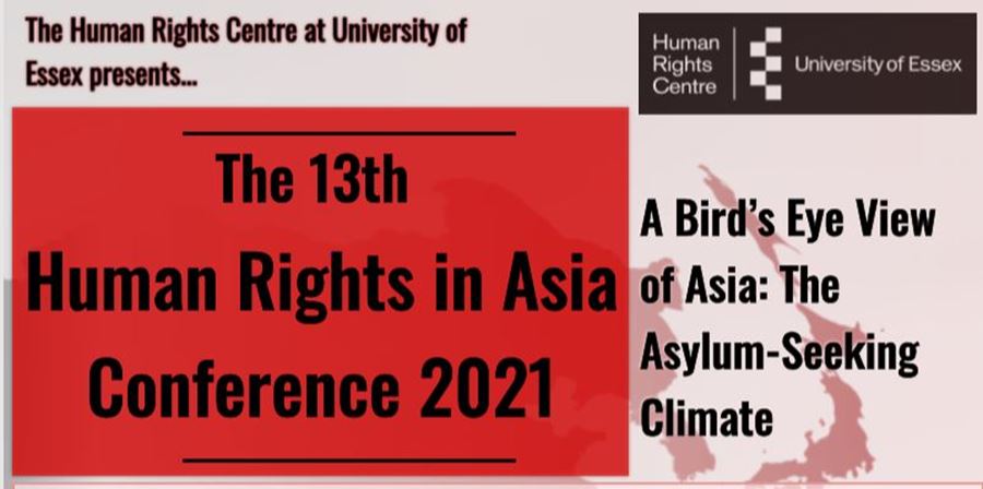 Human Rights in Asia Conference 2021 - A Bird's Eye View of Asia: The Asylum - Seeking Climate