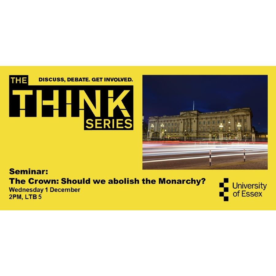 CANCELLED THINK Seminar - The Crown: Should we abolish the monarchy?