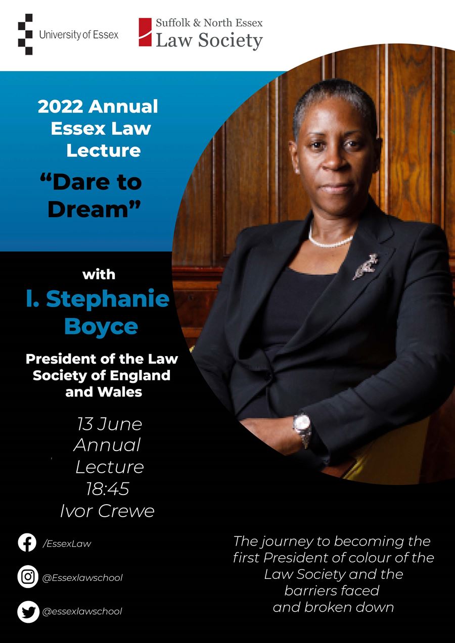 Annual Law Lecture: Dare to Dream