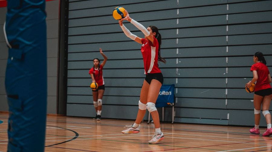 Volleyball stars of the future train at Essex ahead of Euros