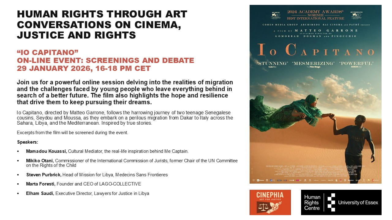 "IO CAPITANO” Poster