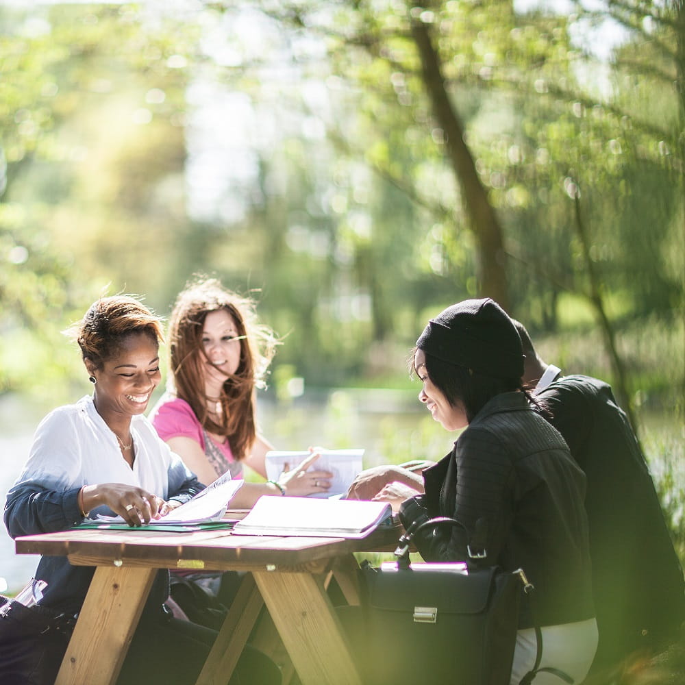 Student group outside