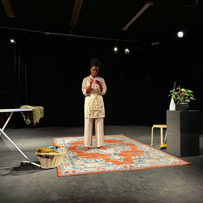 Ophelia Charlesworth performing in You Are African First Before Everything
