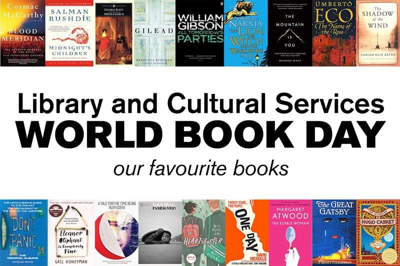 Library and Cultural Services World Book Day, our favourite books