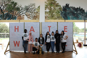 Our SU ran their Hate Wall event at Firstsite as part of John Ball day.