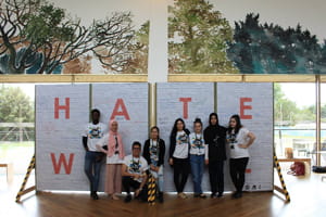 Our SU ran their Hate Wall event at Firstsite as part of John Ball day.