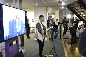 Professor Roseneil delivers her speech to mark the launch of the new Department