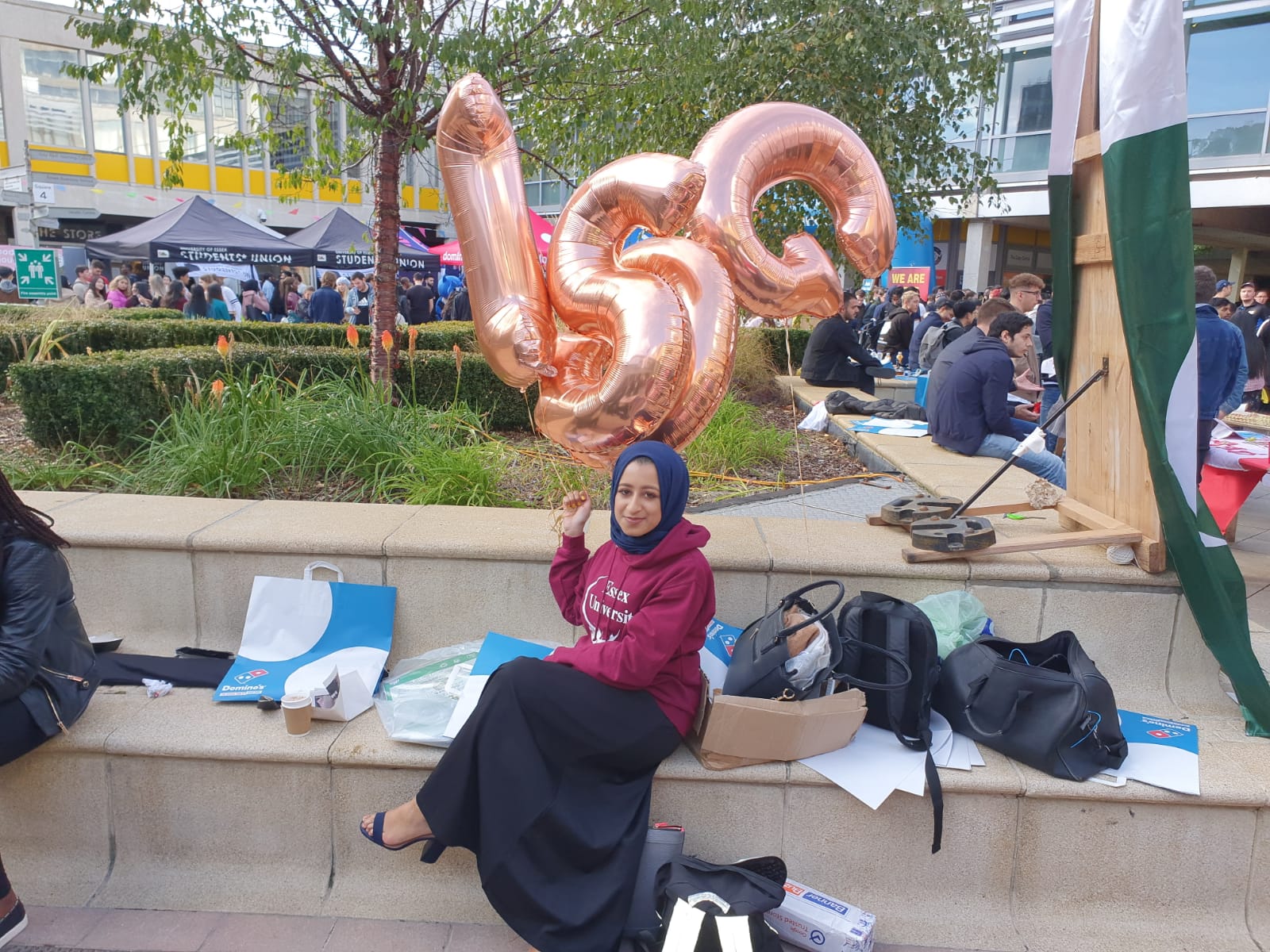Representing the Islamic Society at Freshers’ Fair