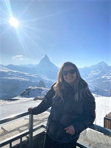Anastasiya on Study Abroad trip