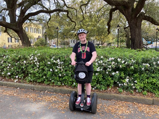 Conor on Study Abroad Trip