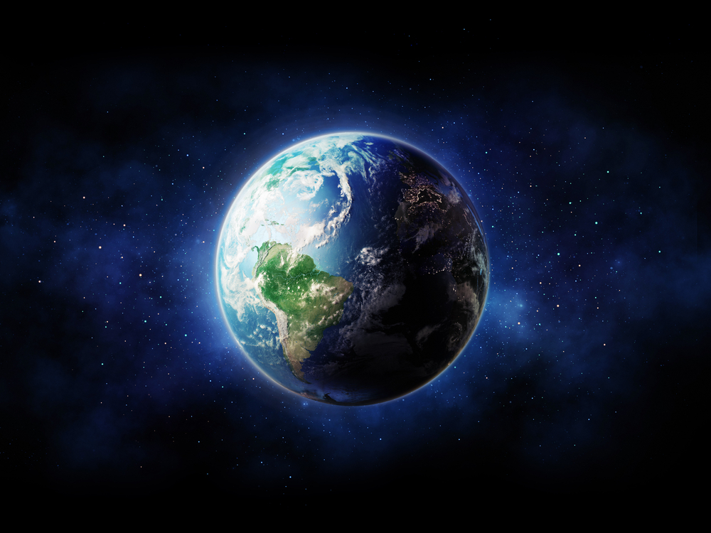world from space
