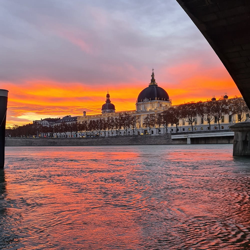 sunset in France