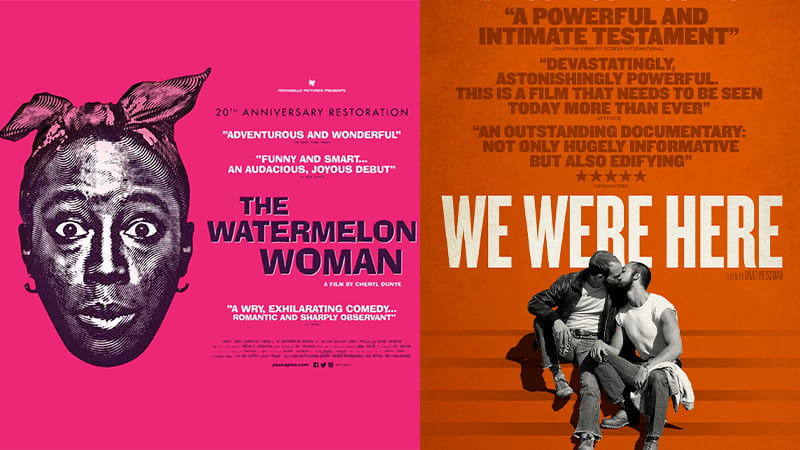 The Watermelon Woman and We Were Here film posters