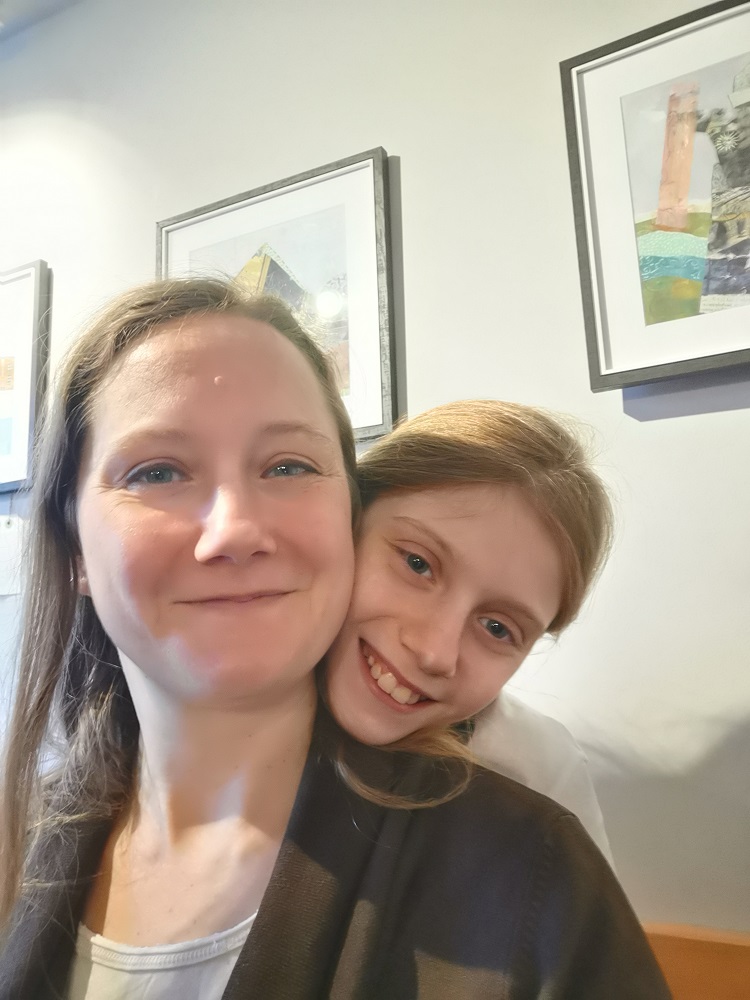 Alex O'Neill and her daughter Phoebe