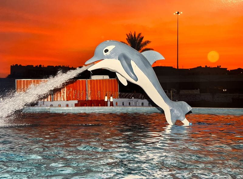 Farah Al Qasimi _Dolphin Fountain_2023_Archival Inkjet Print_76 × 101 cm_Edition of 5, 2AP