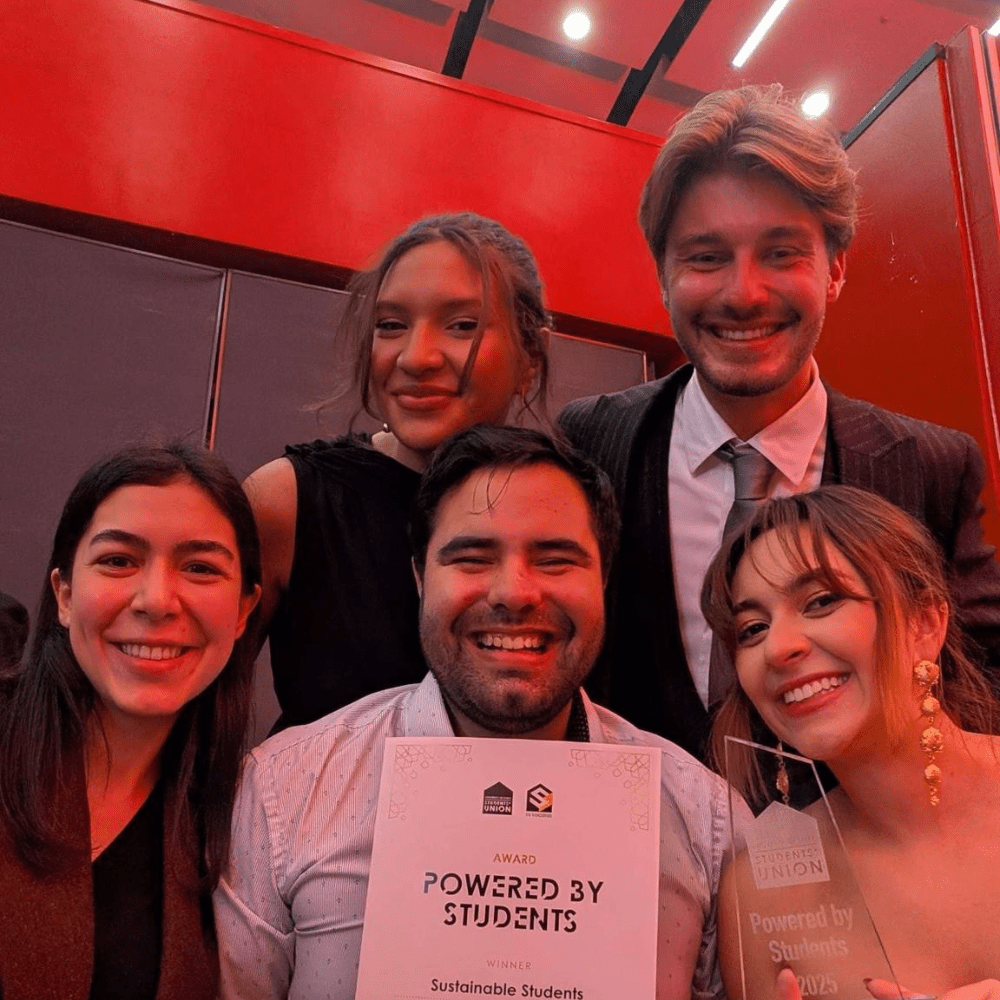 The members of our Sustainable Students Society at the SU Awards.