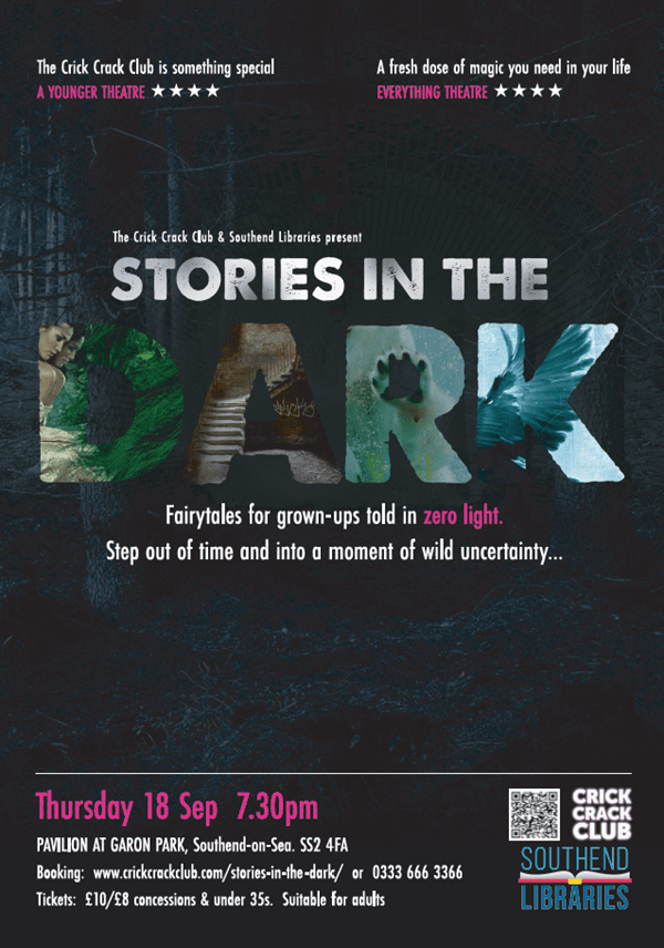 Poster for Stories in the Dark in Southend on Sea