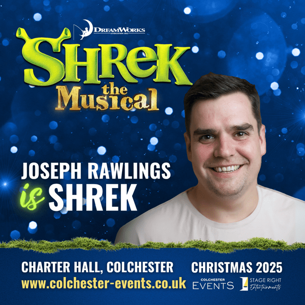 James Rawlings is Shrek in Shrek the Musical