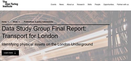 Website of Data Study Report