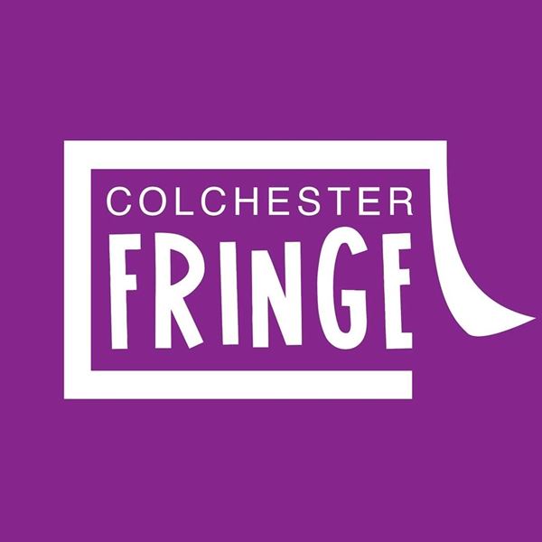 Colchester Fringe logo, purple with white text