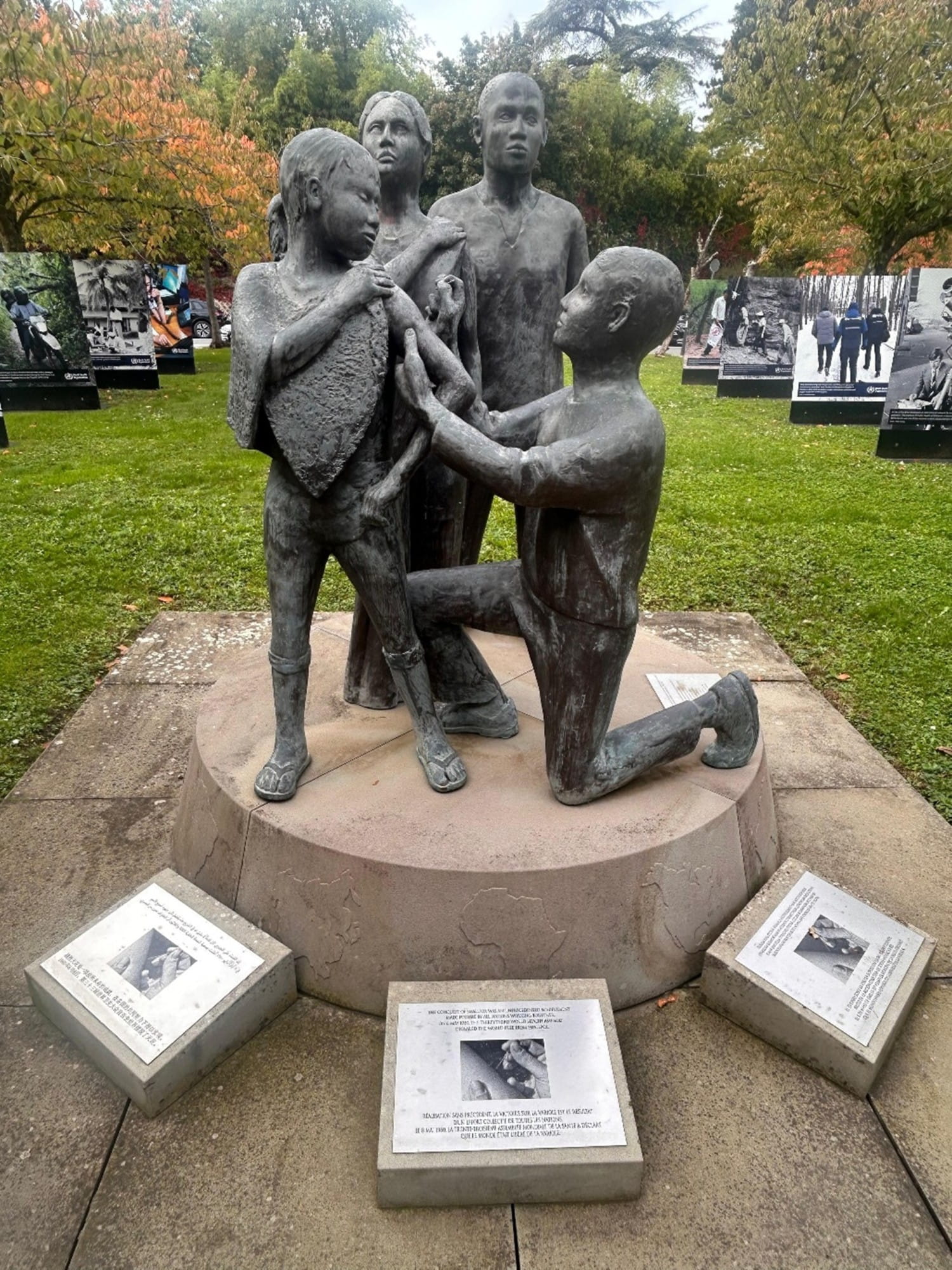 Monument to the eradication of smallpox.