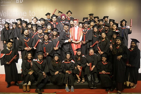 Students at India Graduation 2024 in New Delhi.