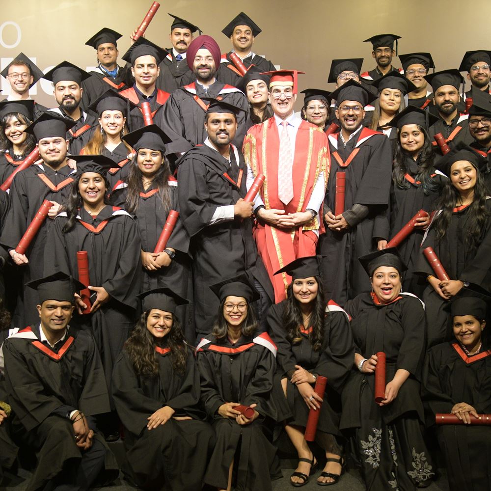 Students at India Graduation 2024 in New Delhi.