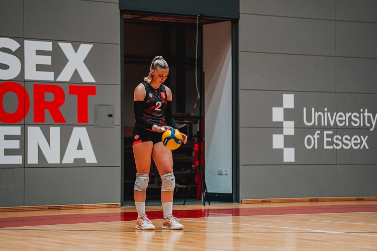 Catherine Tolley Womens Volleyball BUCS Team 750 x 500