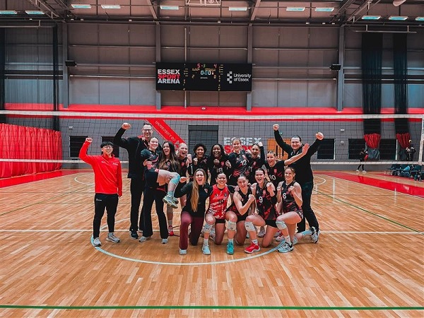 Womens Volleyball BUCS Team Success 600 x 450