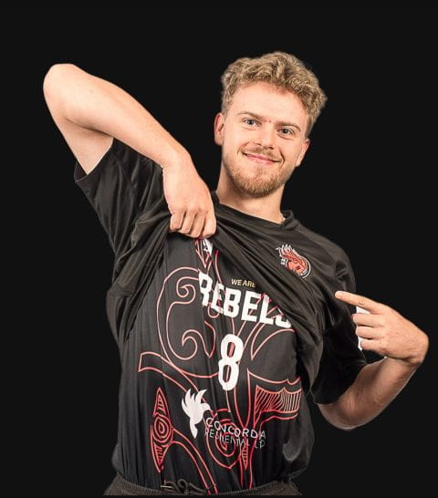 Essex Rebels men's volleyball player Ben Merry 