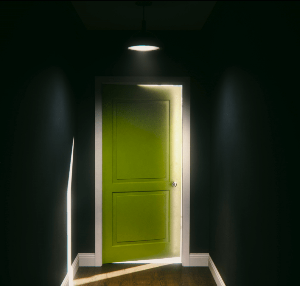 green door to innovation opening