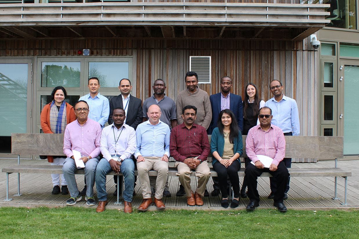 Attendees and speakers at a previous conference