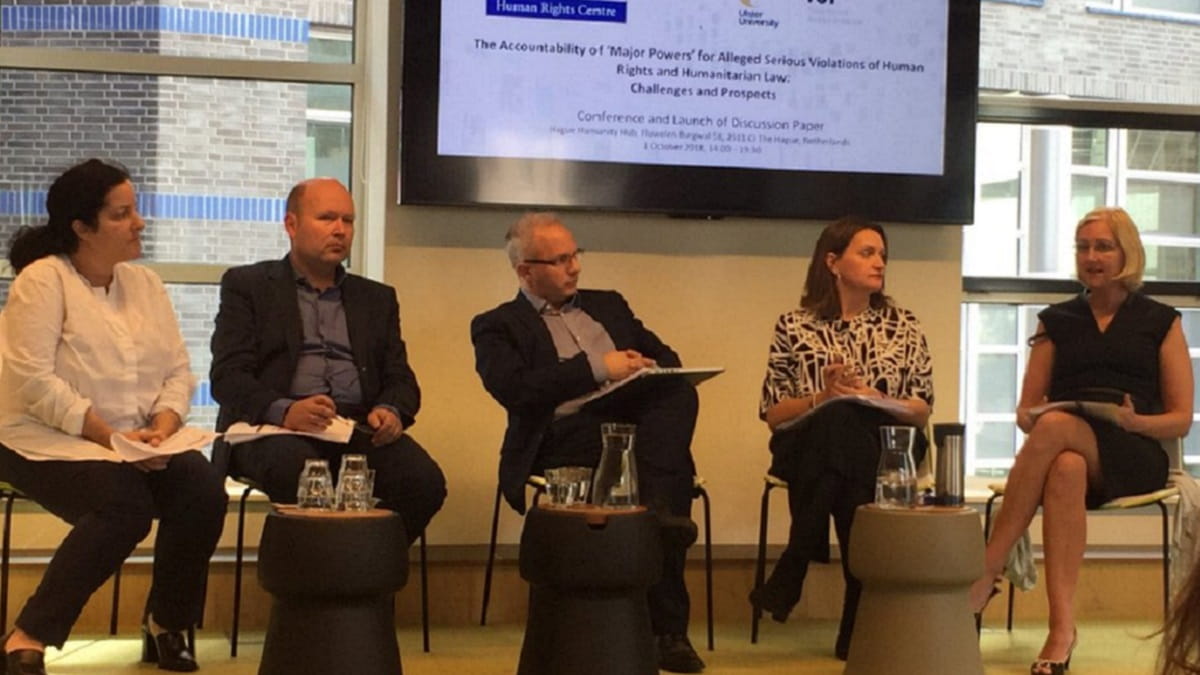 Essex Armed Conflict Hub panel of speakers)