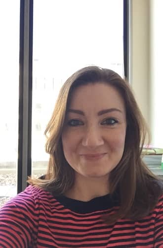 A portrait of Maria Triantafyllidou, a clearing student at the University of Essex.