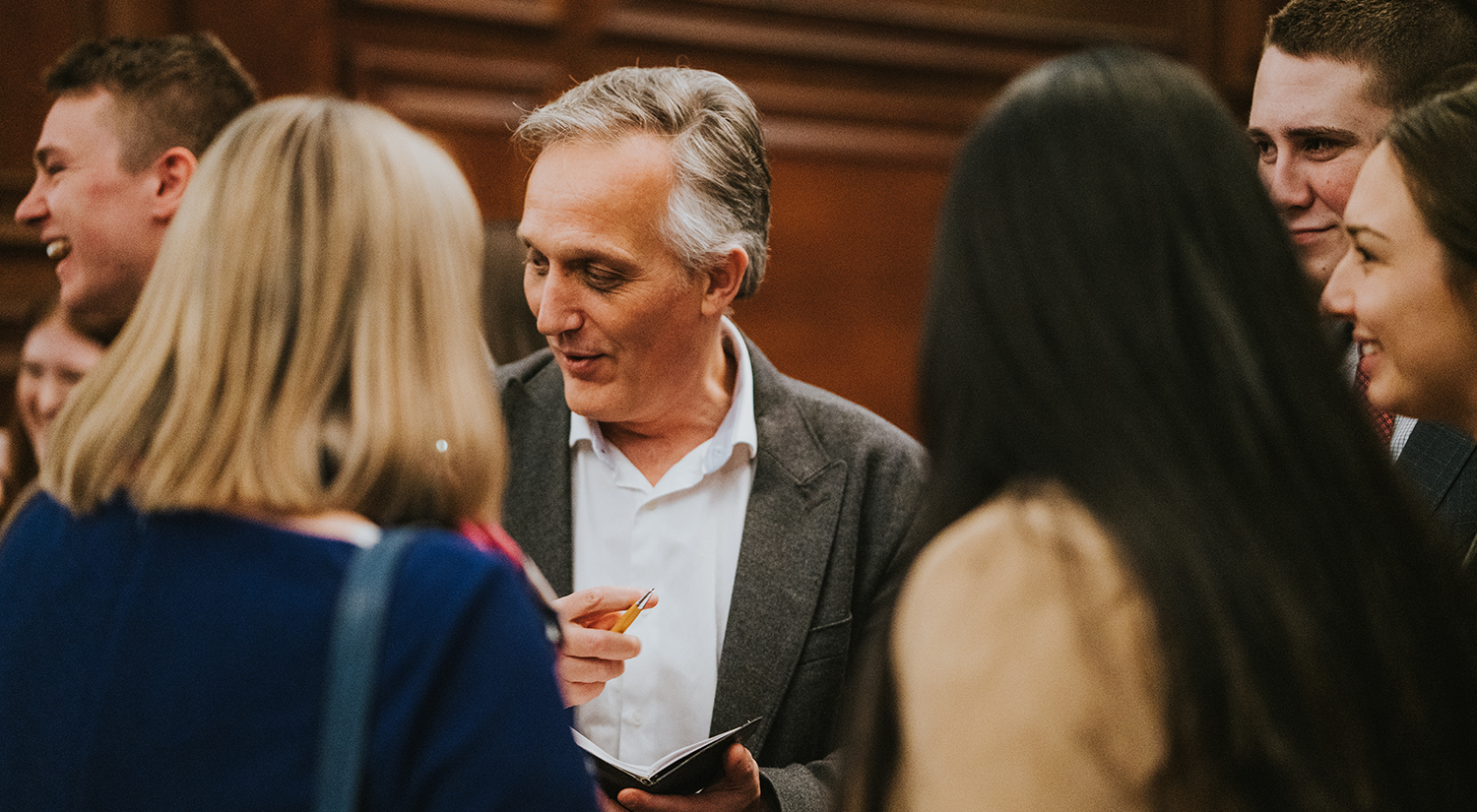 Our students are able to connect with influential hospitality professionals.