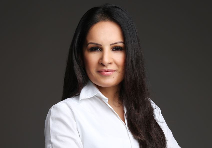 A head and shoulders shot of Manjit Sandhu, a MSc student in Advanced Periodontal Practice.