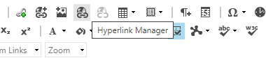 Hyperlink manager button in Sitecore