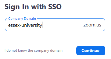 Zoom company domain