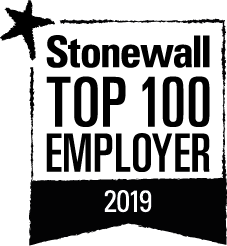 Stonewall Top 100 Employer 2018 logo