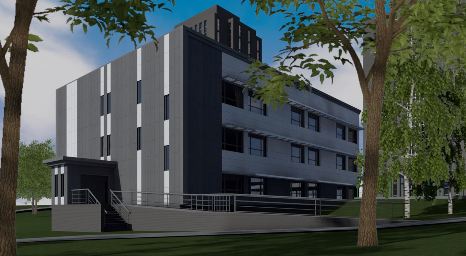 North Teaching Centre 2, view from the south