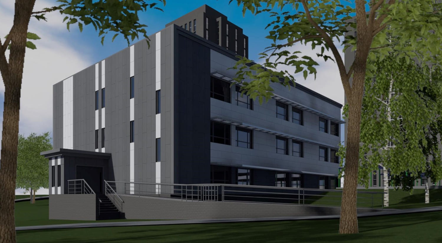 North Teaching Centre 2, view from the south