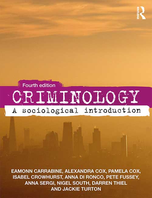 Criminology Text book front cover