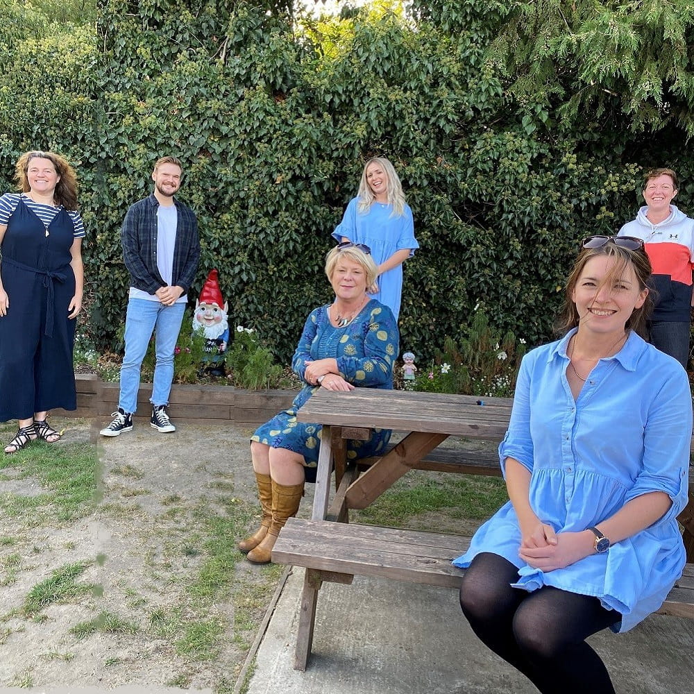 group photo of the Essex Abroad team