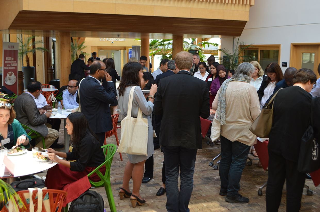 Lunch is served at the Accounting and Accountability in Emerging Economies conference.