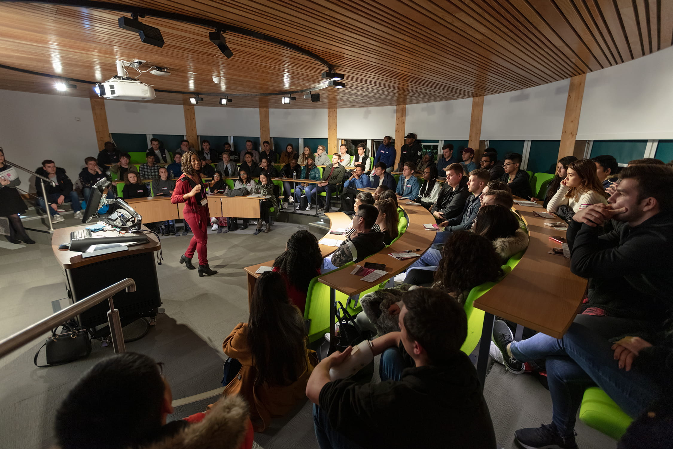 Essex Business School hosts the annual Successful Futures Conference at the Colchester campus where all Essex Business School students from both campuses are invited to attend. Employers from local and city companies attend and host sessions about a high profile theme, a recent theme being Artificial Intelligence (AI). This is an invaluable opportunity open to all Essex students to attend and start thinking about your future careers and the paths they may take.