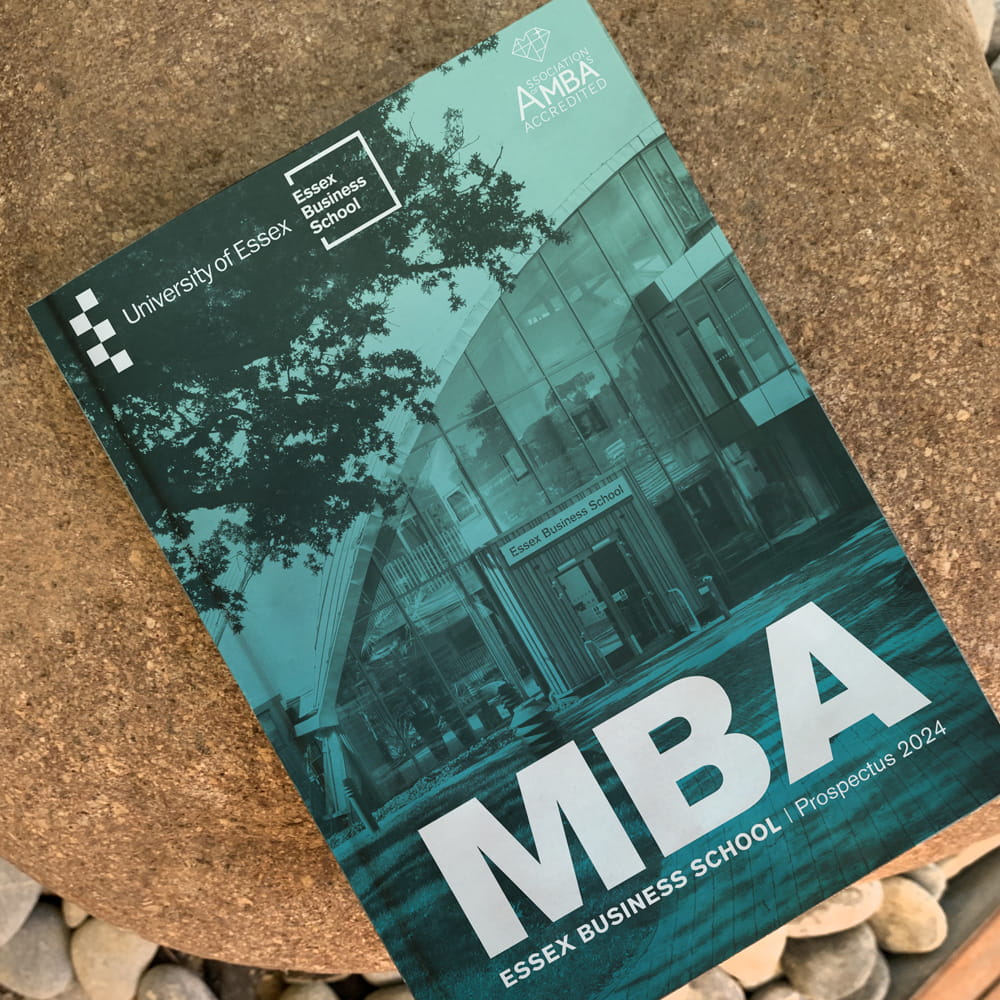 Front cover of The Essex MBA Prospectus 2023