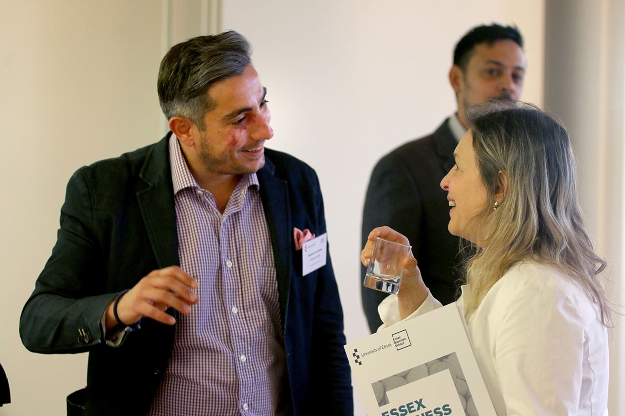 Networking at the EFiC 2019 Conference in Banking and Corporate Finance.